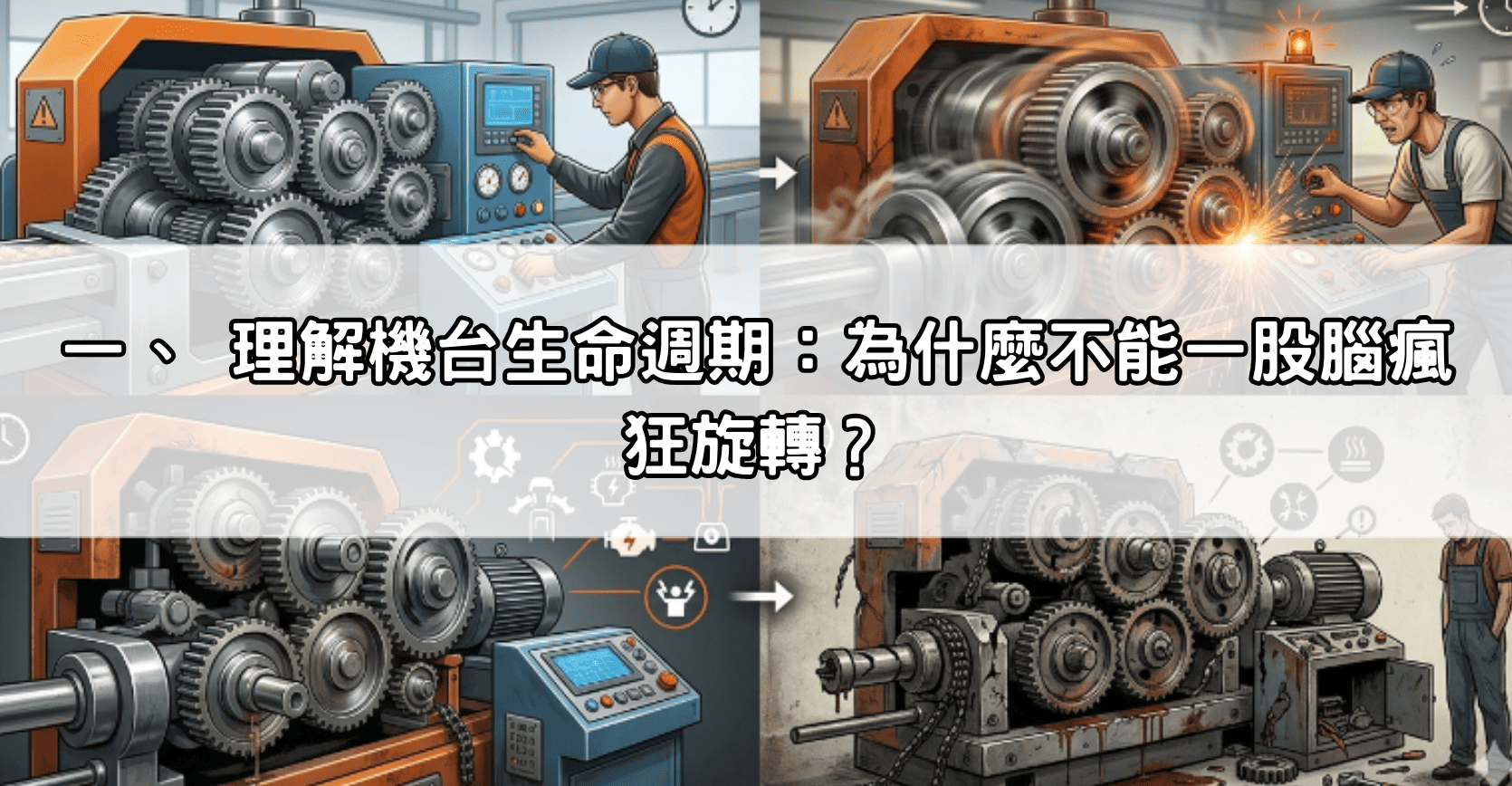 一、 理解機台生命週期：為什麼不能一股腦瘋狂旋轉？